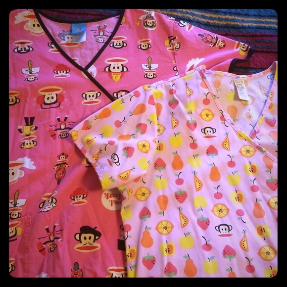 Paul Frank Scrub Tops - Picture 1 of 5